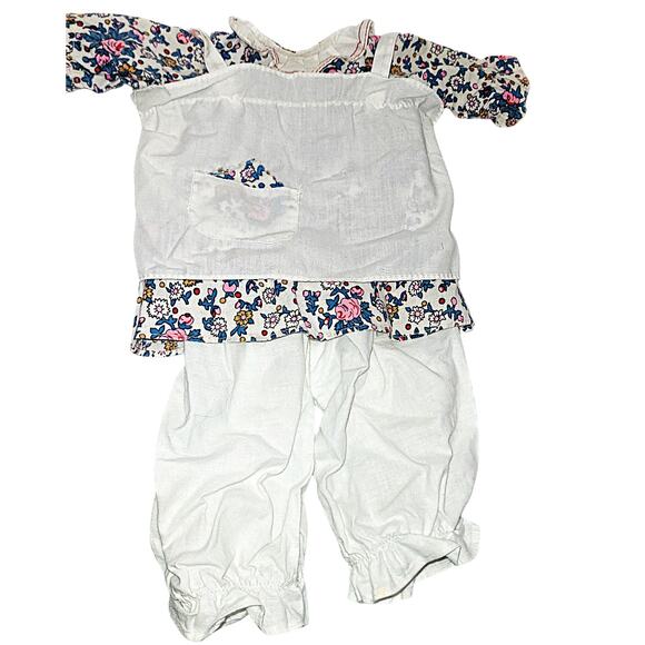 9" Vintage Raggedy Ann Dress/Top With White Bloomers an Original Outfit EUC - Picture 1 of 9